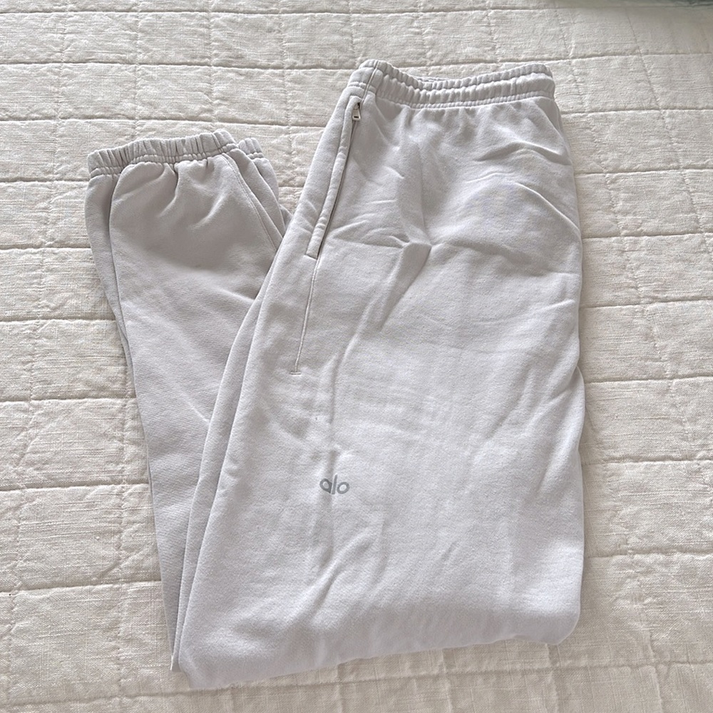 ALO Yoga cream Track Pants